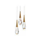 Schonbek Beyond - Hibiscus 3 Light LED Multi-Light Pendant - BPD21203-AB - Canada Light Shop