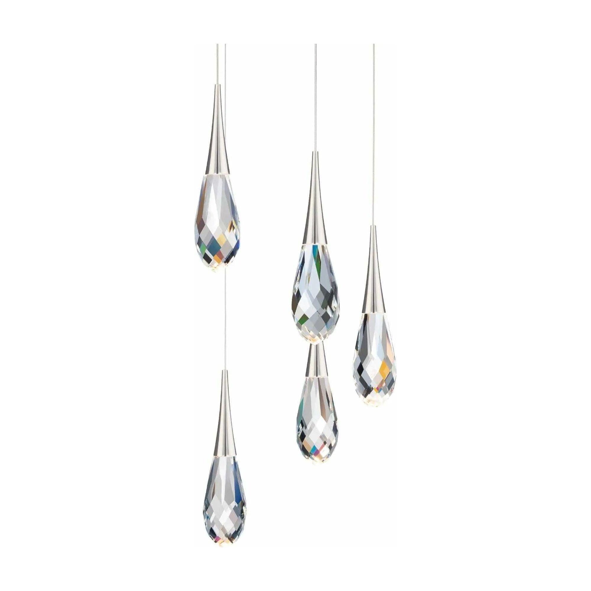 Schonbek Beyond - Hibiscus 5 Light LED Multi-Light Pendant - BPD21205-PN - Canada Light Shop