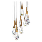 Schonbek Beyond - Hibiscus 9 Light LED Multi-Light Pendant - BPD21209-AB - Canada Light Shop