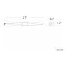 Schonbek Beyond - Kindjal LED Bath Vanity & Wall Light - BWS13227-AB - Canada Light Shop