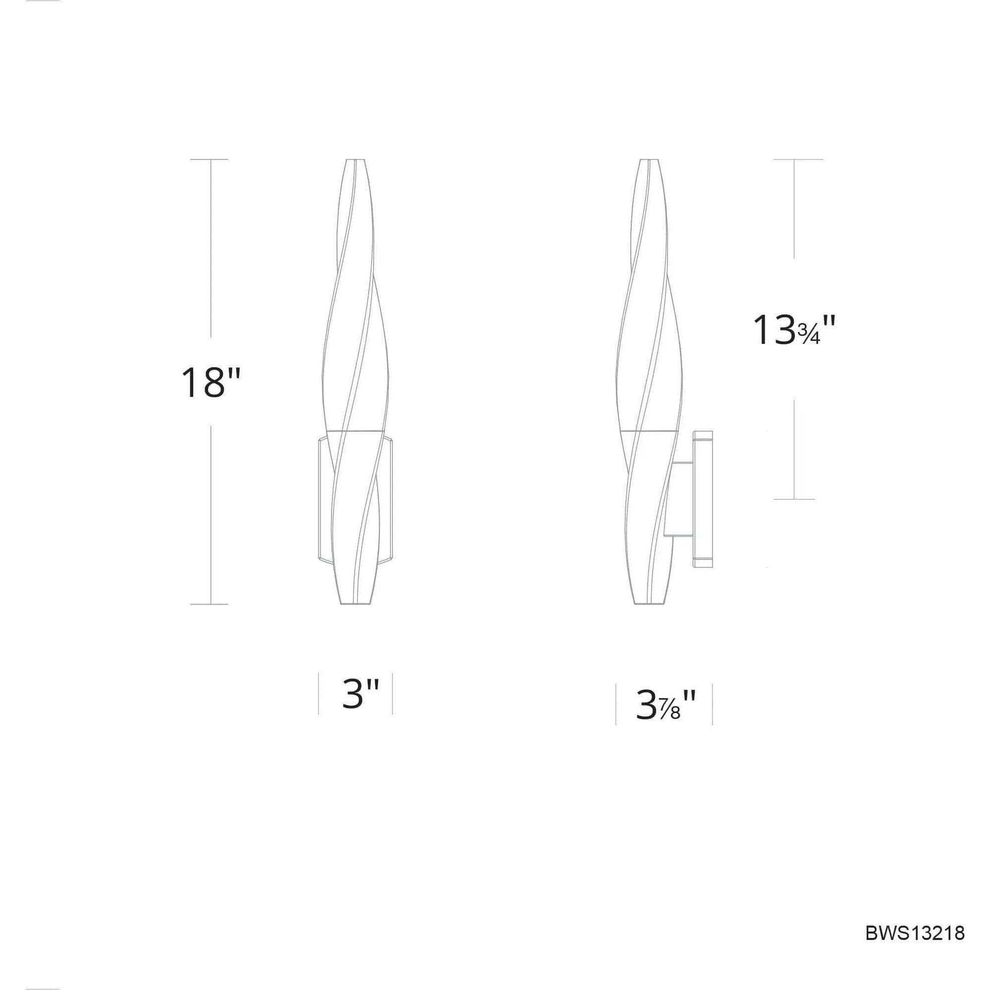 Schonbek Beyond - Kindjal LED Wall Sconce - BWS13218-AB - Canada Light Shop