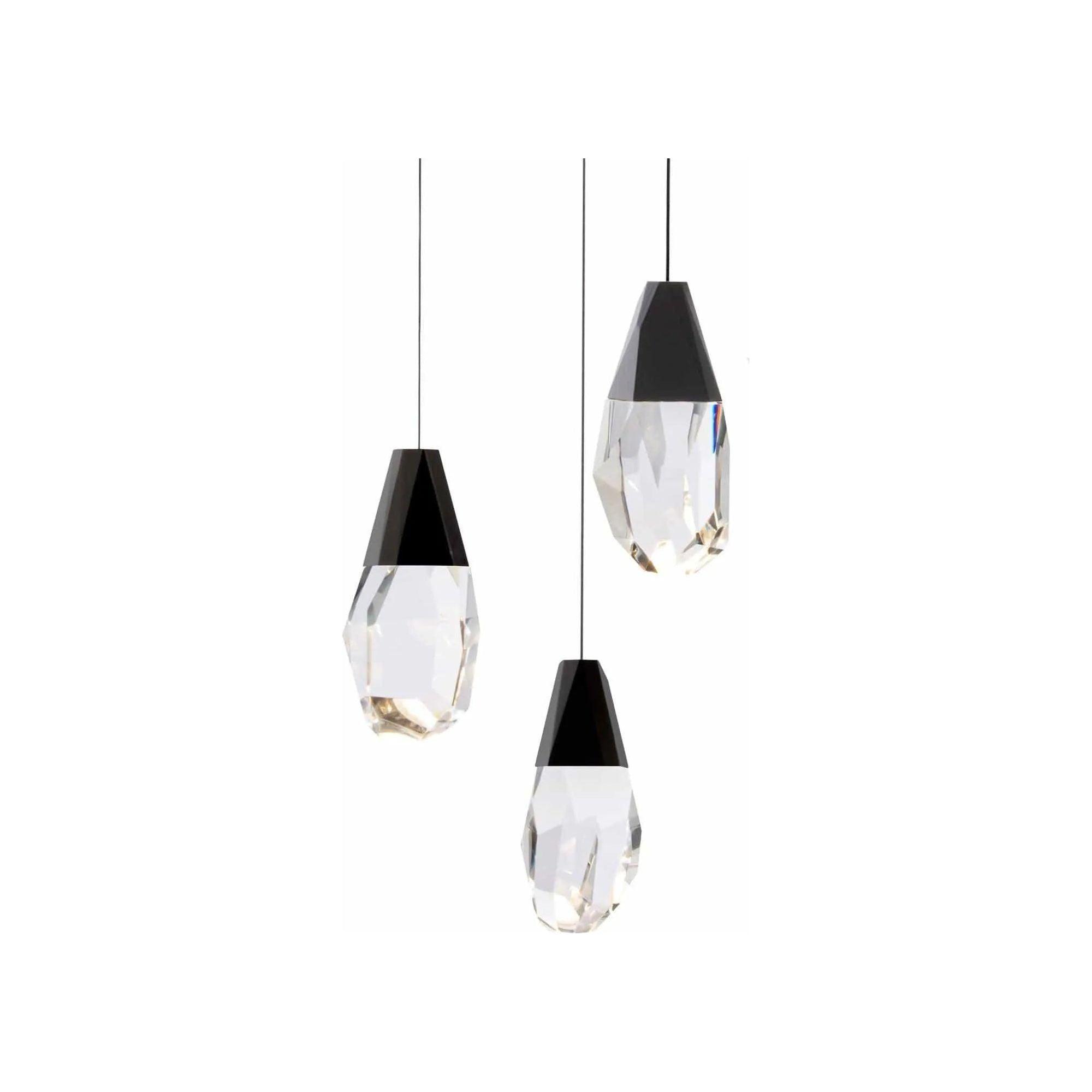 Schonbek Beyond - Martini 3 Light LED Multi-Light Pendant - BPD20203O-BK - Canada Light Shop