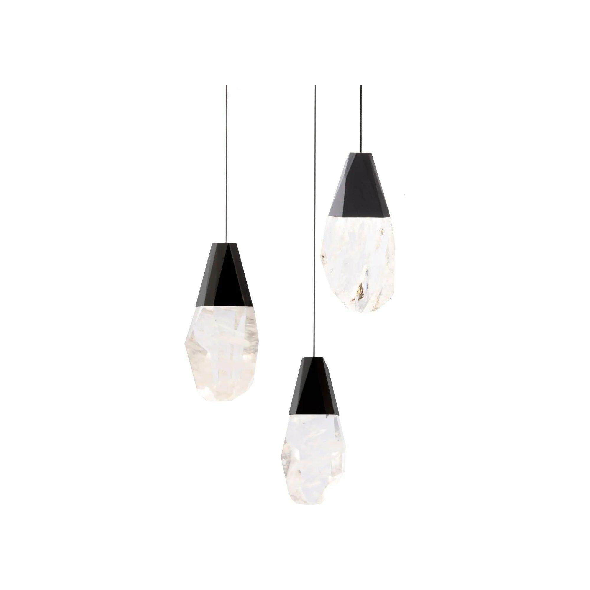 Schonbek Beyond - Martini 3 Light LED Multi-Light Pendant - BPD20203OH-BK - Canada Light Shop