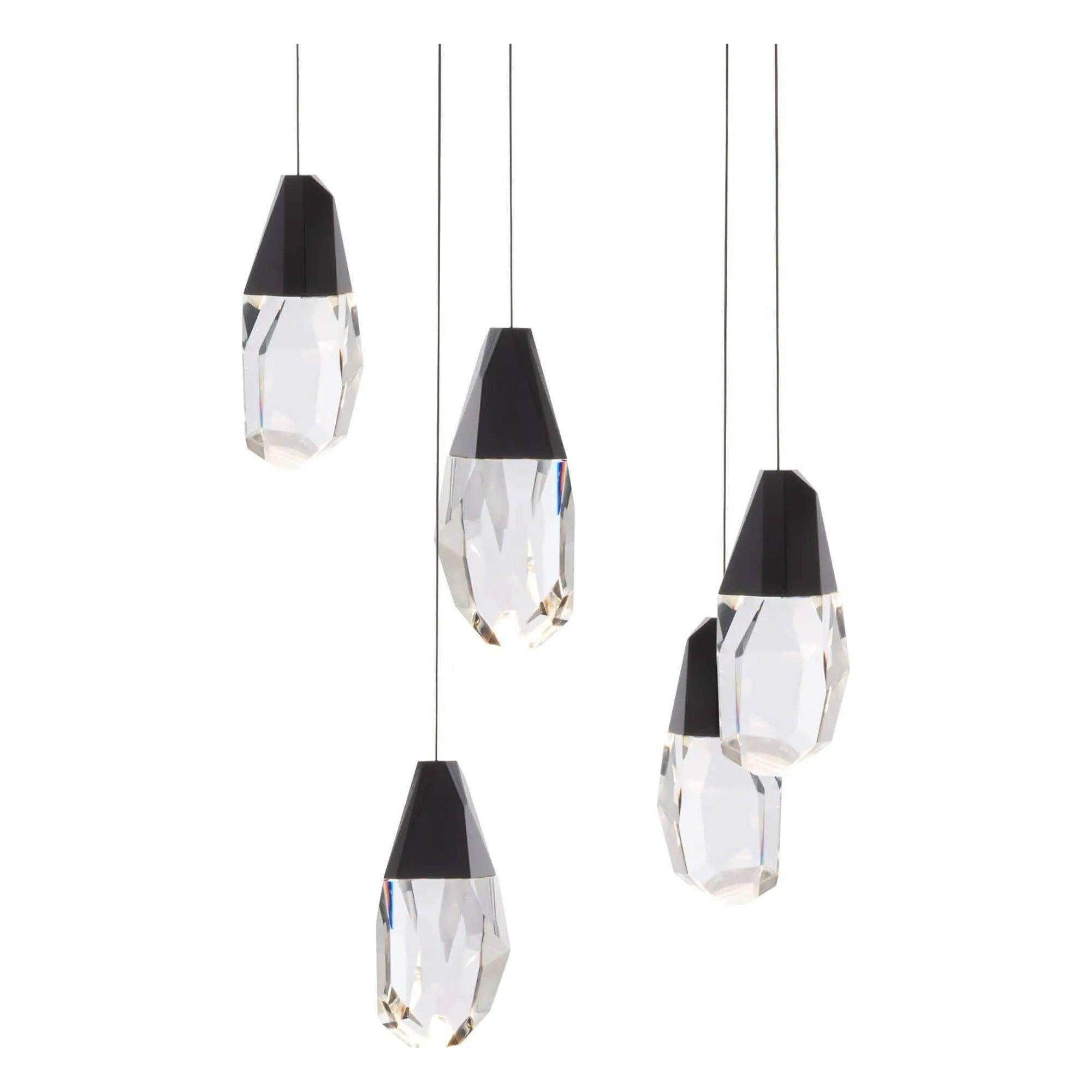 Schonbek Beyond - Martini 5 Light LED Multi-Light Pendant - BPD20205O-BK - Canada Light Shop