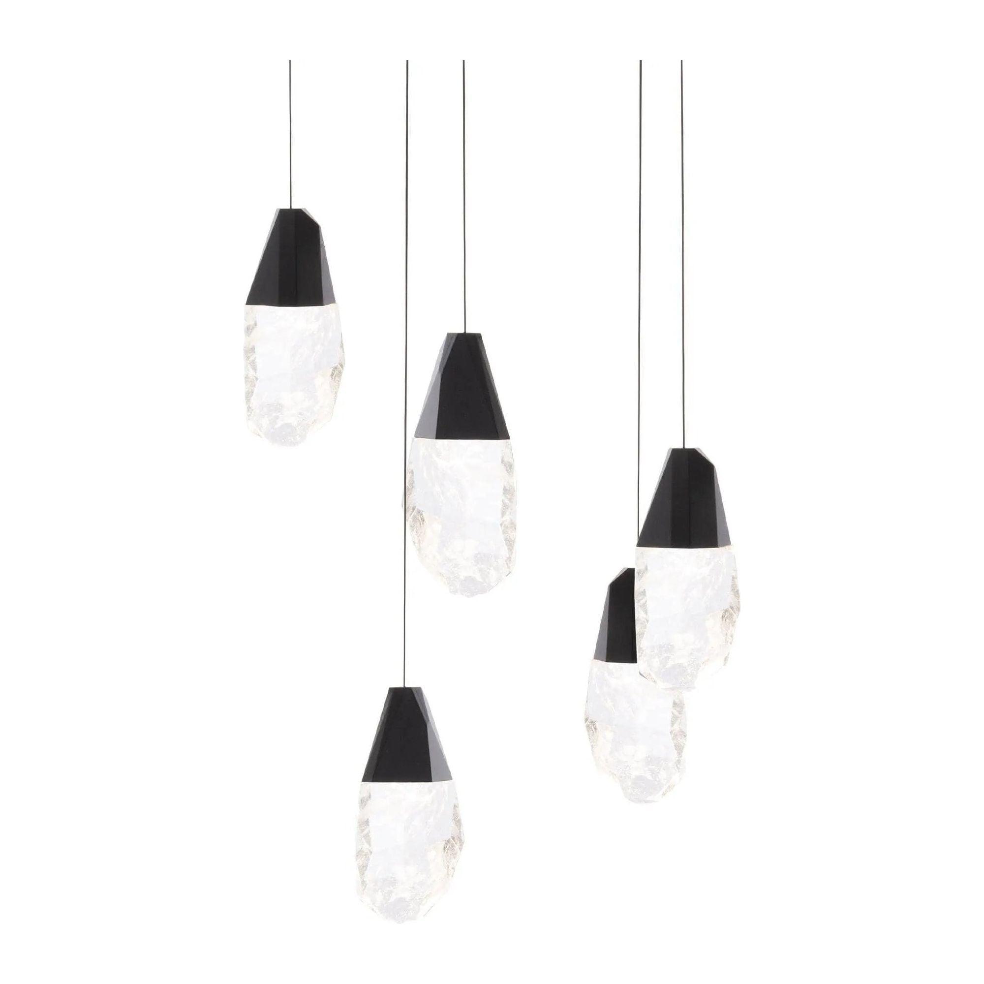 Schonbek Beyond - Martini 5 Light LED Multi-Light Pendant - BPD20205OH-BK - Canada Light Shop