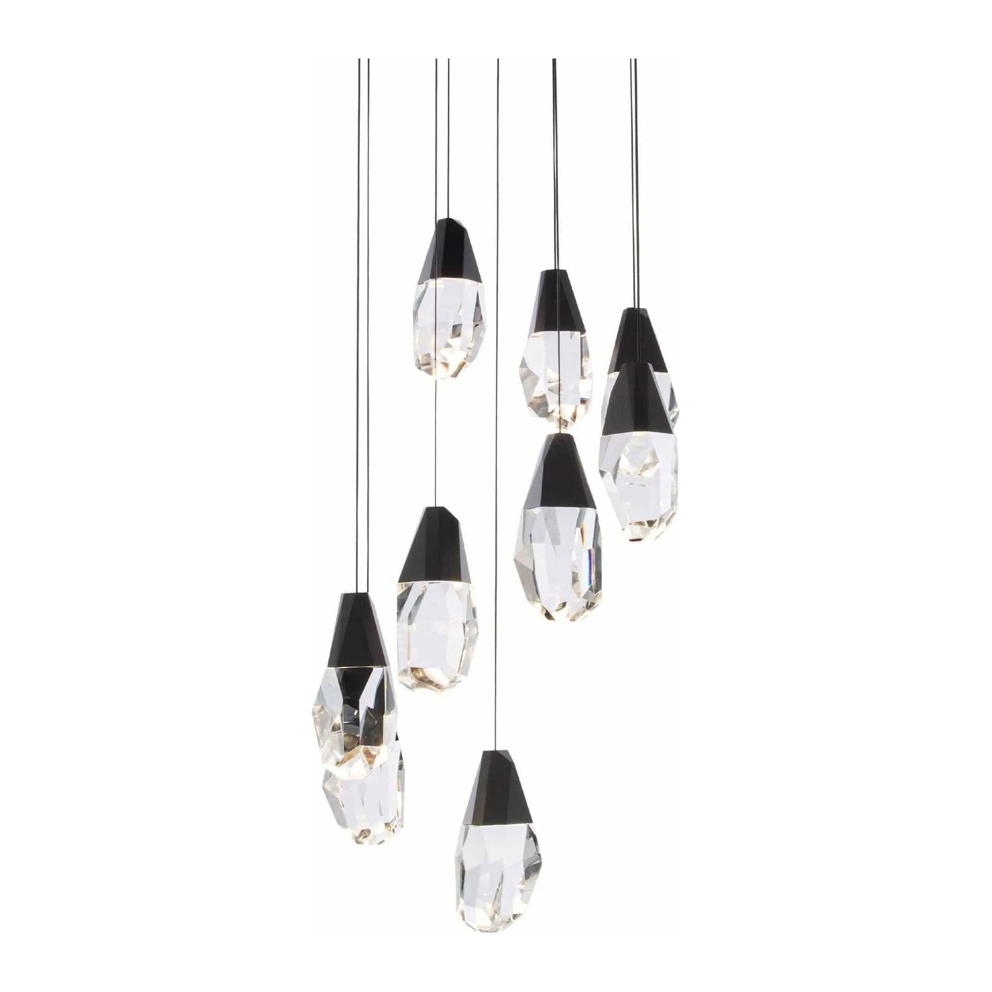 Schonbek Beyond - Martini 9 Light LED Multi-Light Pendant - BPD20209O-BK - Canada Light Shop