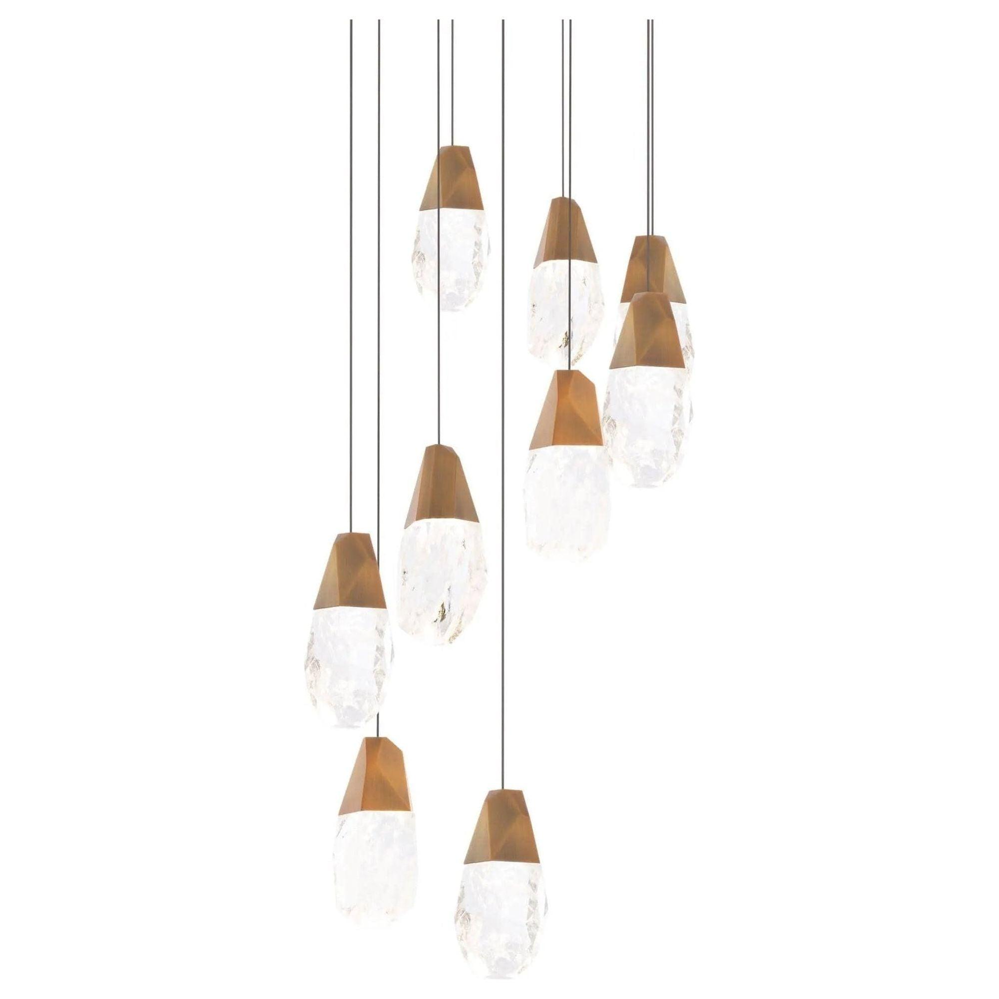 Schonbek Beyond - Martini 9 Light LED Multi-Light Pendant - BPD20209OH-AB - Canada Light Shop