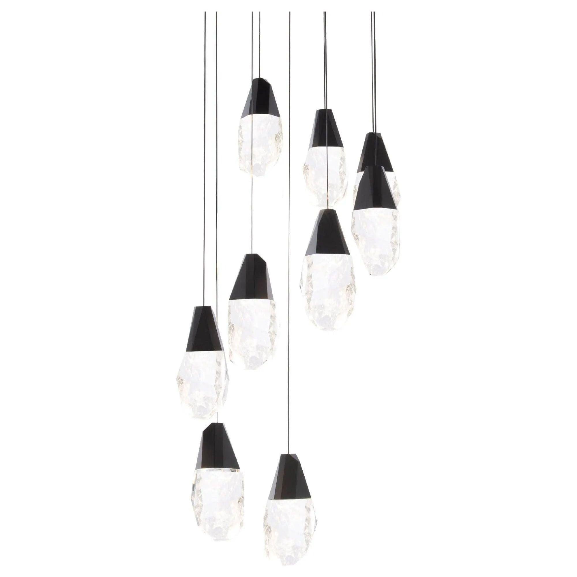 Schonbek Beyond - Martini 9 Light LED Multi-Light Pendant - BPD20209OH-BK - Canada Light Shop