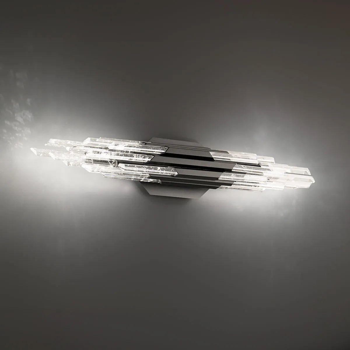 Schonbek Beyond - Organza LED Wall Sconce - BWS65428-BK - Canada Light Shop