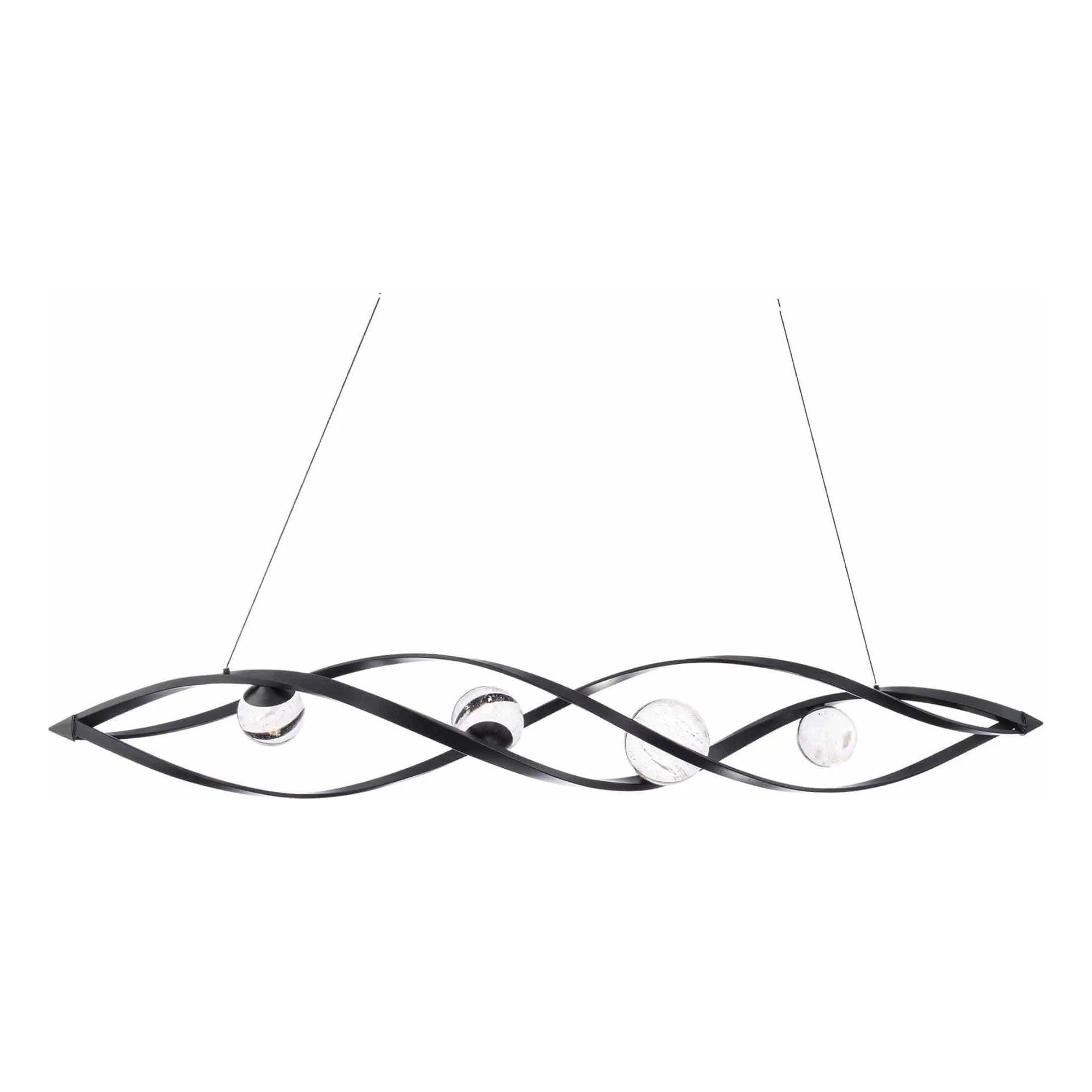 Schonbek Beyond - Slipstream LED Linear Pendant - BPD50257-BK - Canada Light Shop