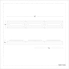 Schonbek Beyond - Soiree LED Bath Vanity & Wall Light - BWS17228-AB - Canada Light Shop