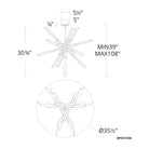Schonbek Beyond - Solitude LED Pendant - BPD31236-AB - Canada Light Shop