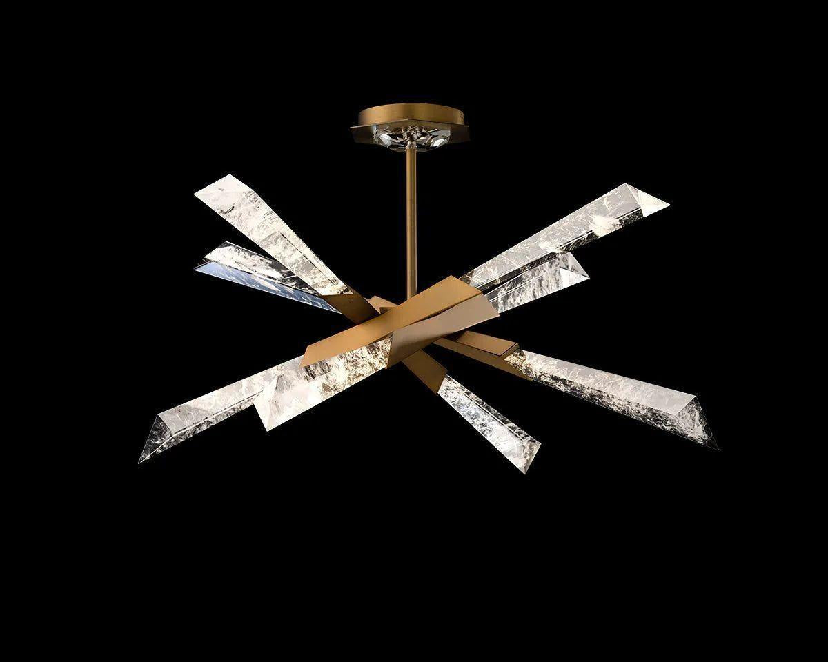 Schonbek Beyond - Solitude LED Semi-Flush Mount - BFM31428-AB - Canada Light Shop