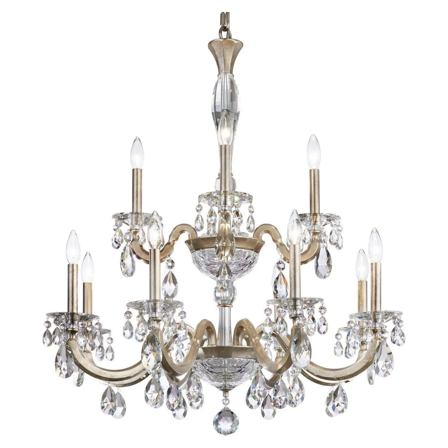 Schonbek - San Marco 2-Tier Chandelier - S8612N-48R - Canada Light Shop