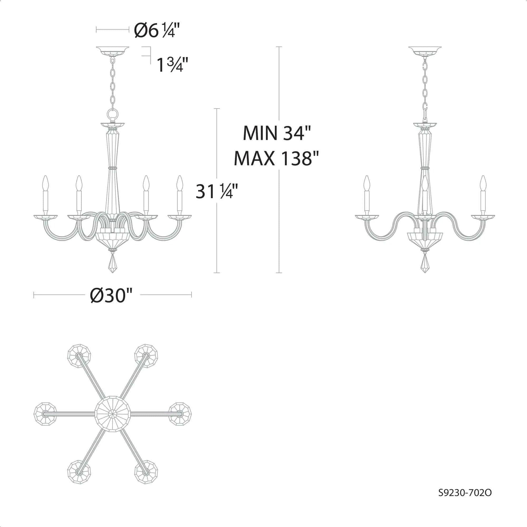 Schonbek Signature - Habsburg Chandelier - S9235-702O - Canada Light Shop