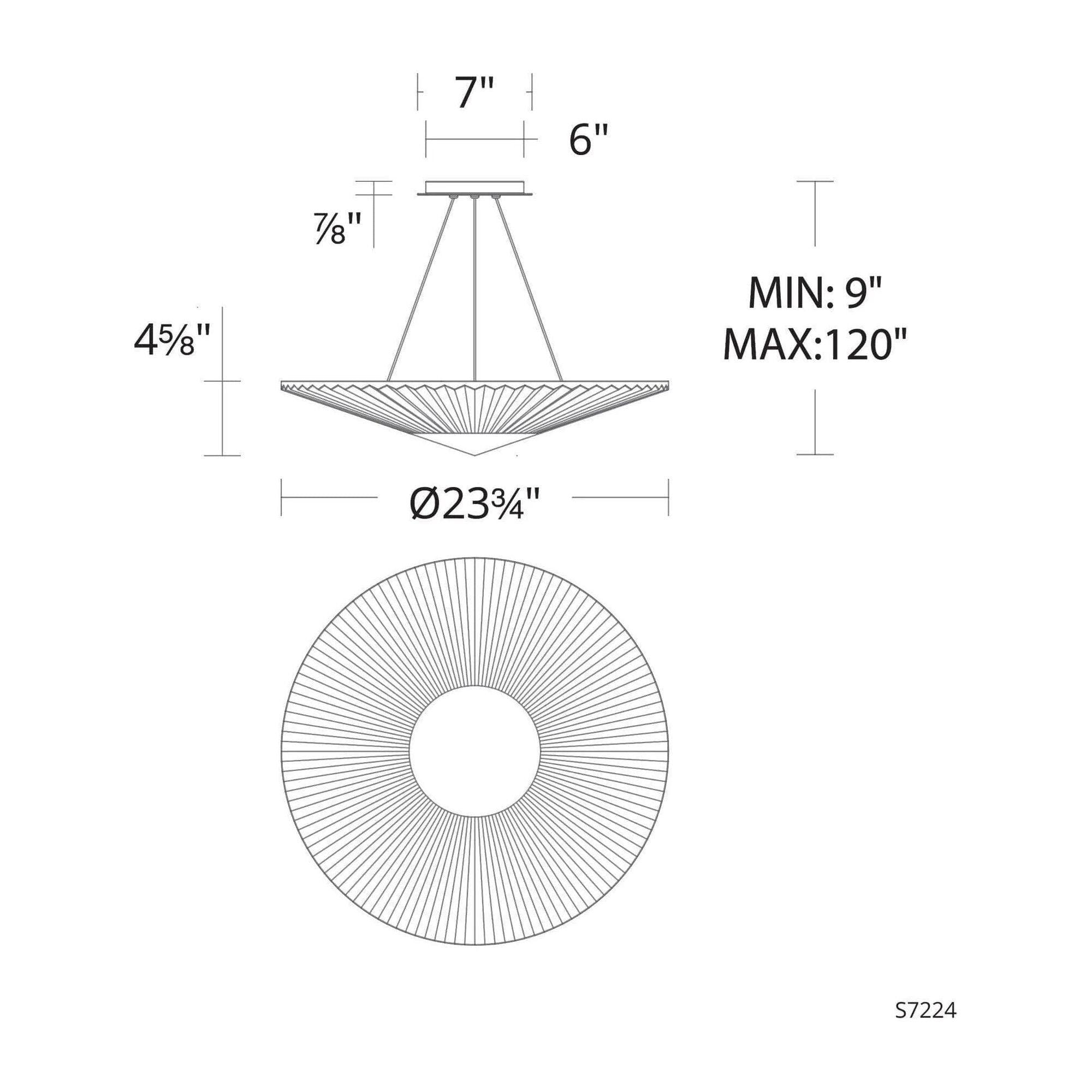 Schonbek Signature - Origami Pendant - S7219-700H - Canada Light Shop