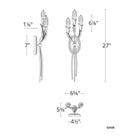 Schonbek Signature - Secret Garden Wall Sconce - S2428-26OH - Canada Light Shop