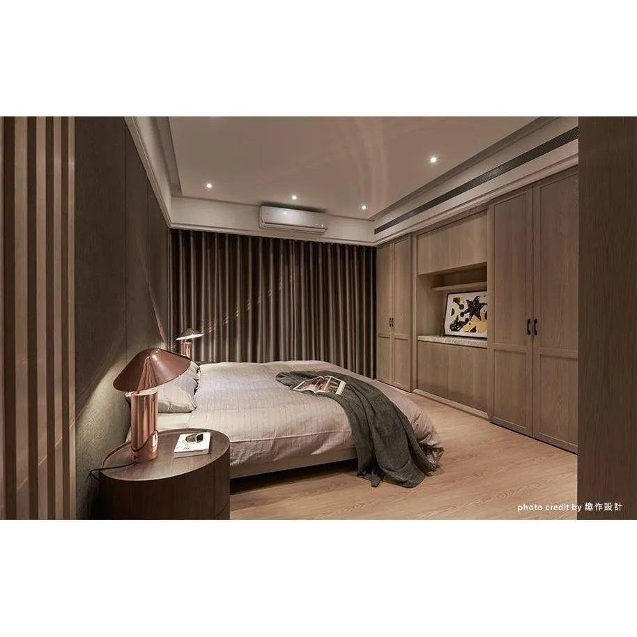 Seed Design - Damo Table Simple Lamp - SQ-339MDRS-BK - Canada Light Shop