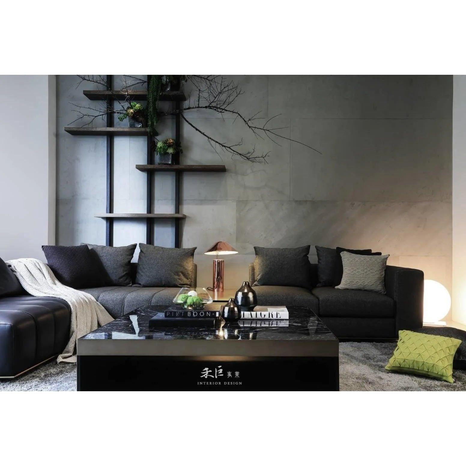 Seed Design - Damo Table Simple Lamp - SQ-339MDRS-BK - Canada Light Shop