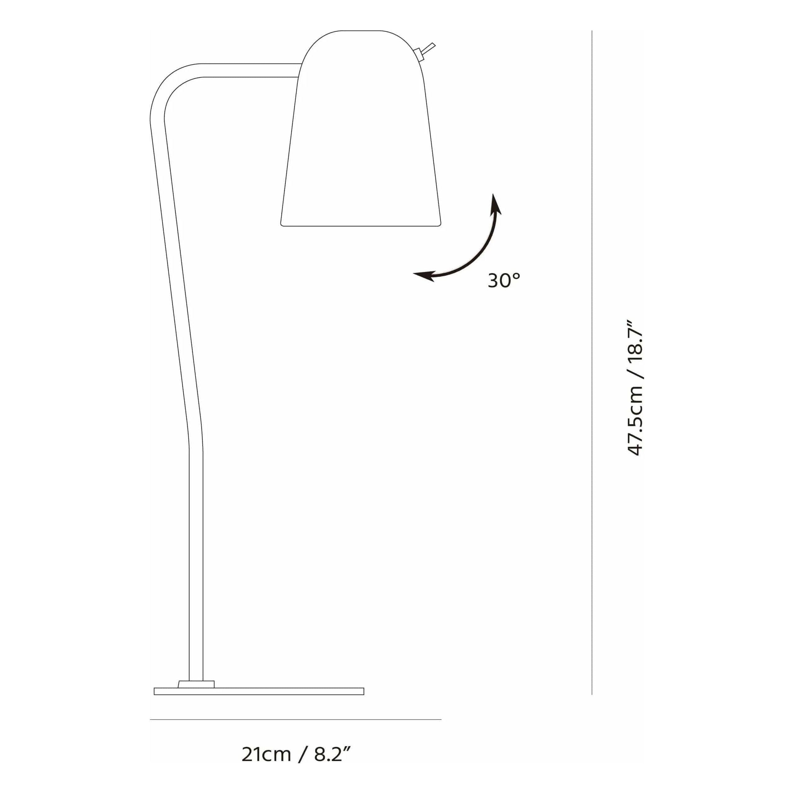 Seed Design - Dobi Table Lamp - SQ-2181D-WH - Canada Light Shop