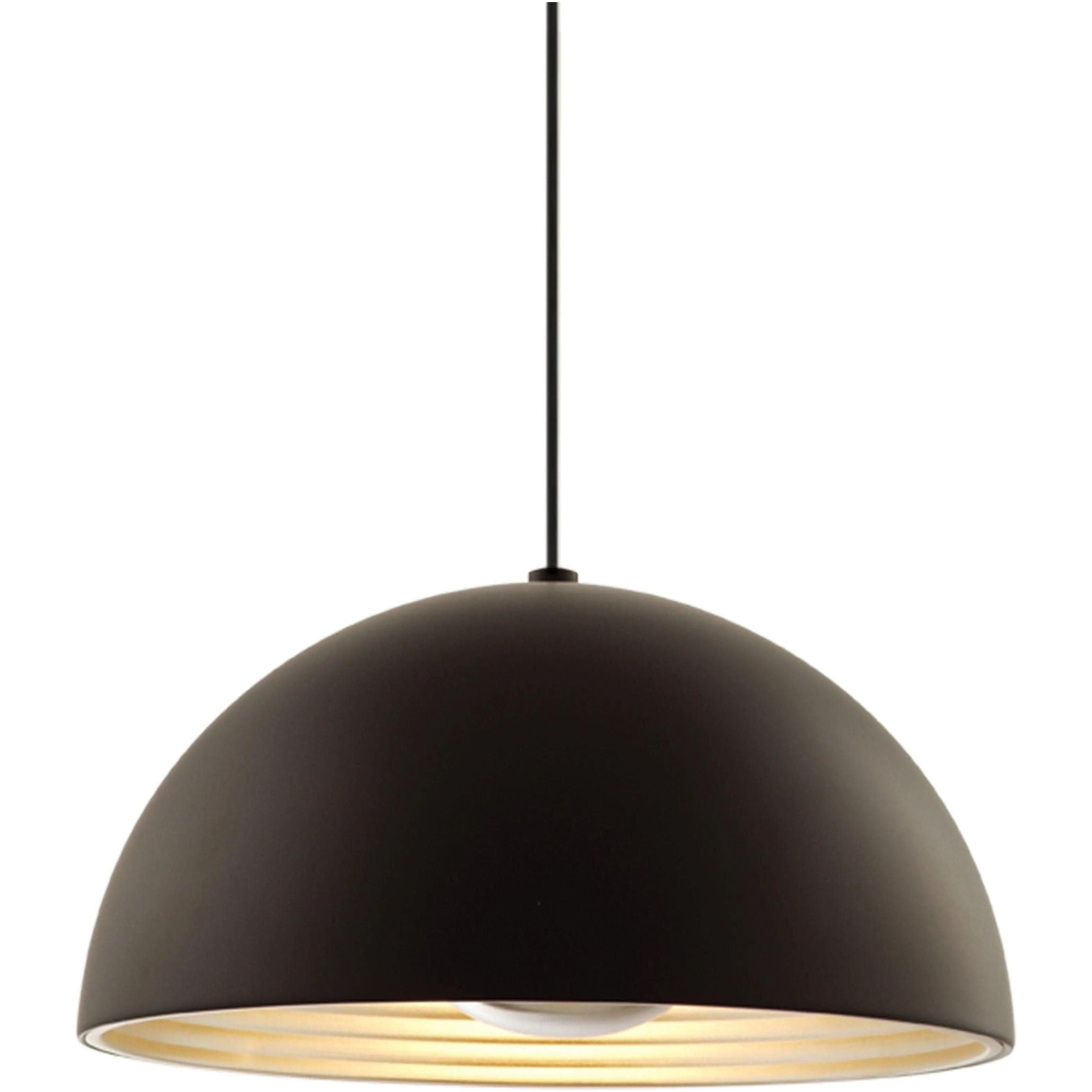 Seed Design - Dome Pendant Light - SQ-360MP-BK - Canada Light Shop