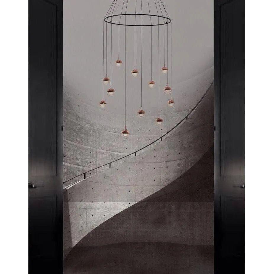 Seed Design - Dora Pendant Light 12 With Ring - SLD-1010PC12-CPR - Canada Light Shop