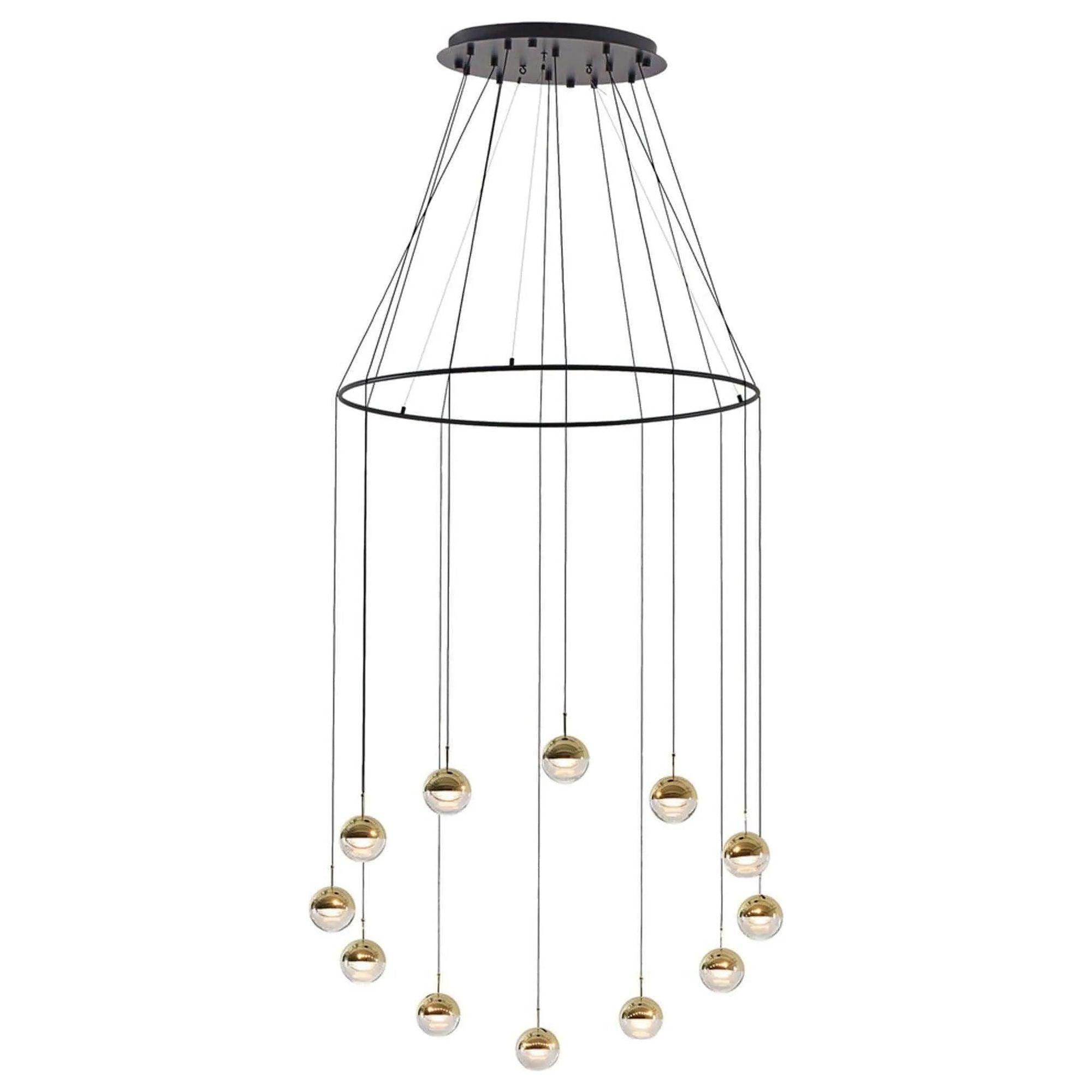 Seed Design - Dora Pendant Light 12 With Ring - SLD-1010PC12-CPR - Canada Light Shop
