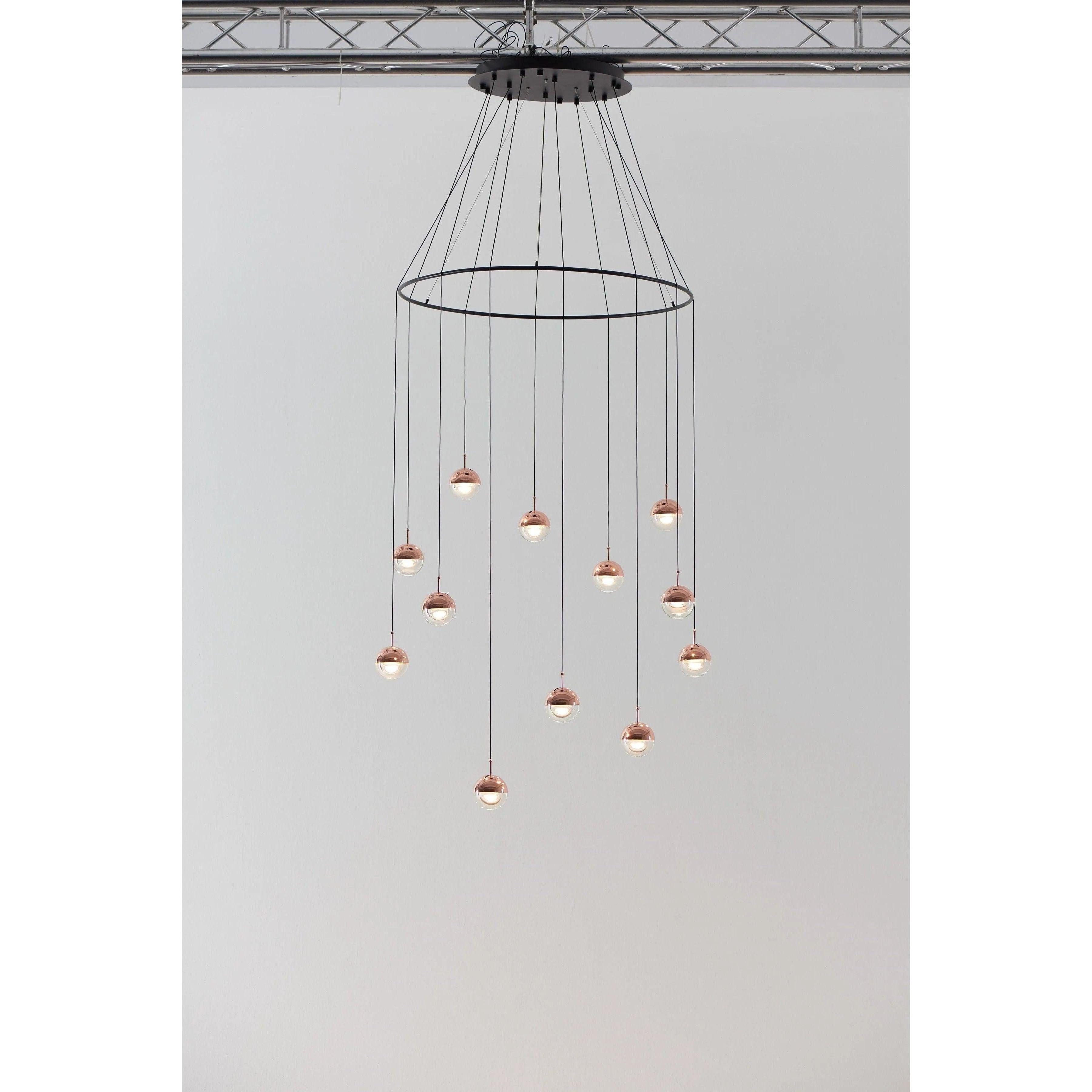 Seed Design - Dora Pendant Light 12 With Ring - SLD-1010PC12-CPR - Canada Light Shop