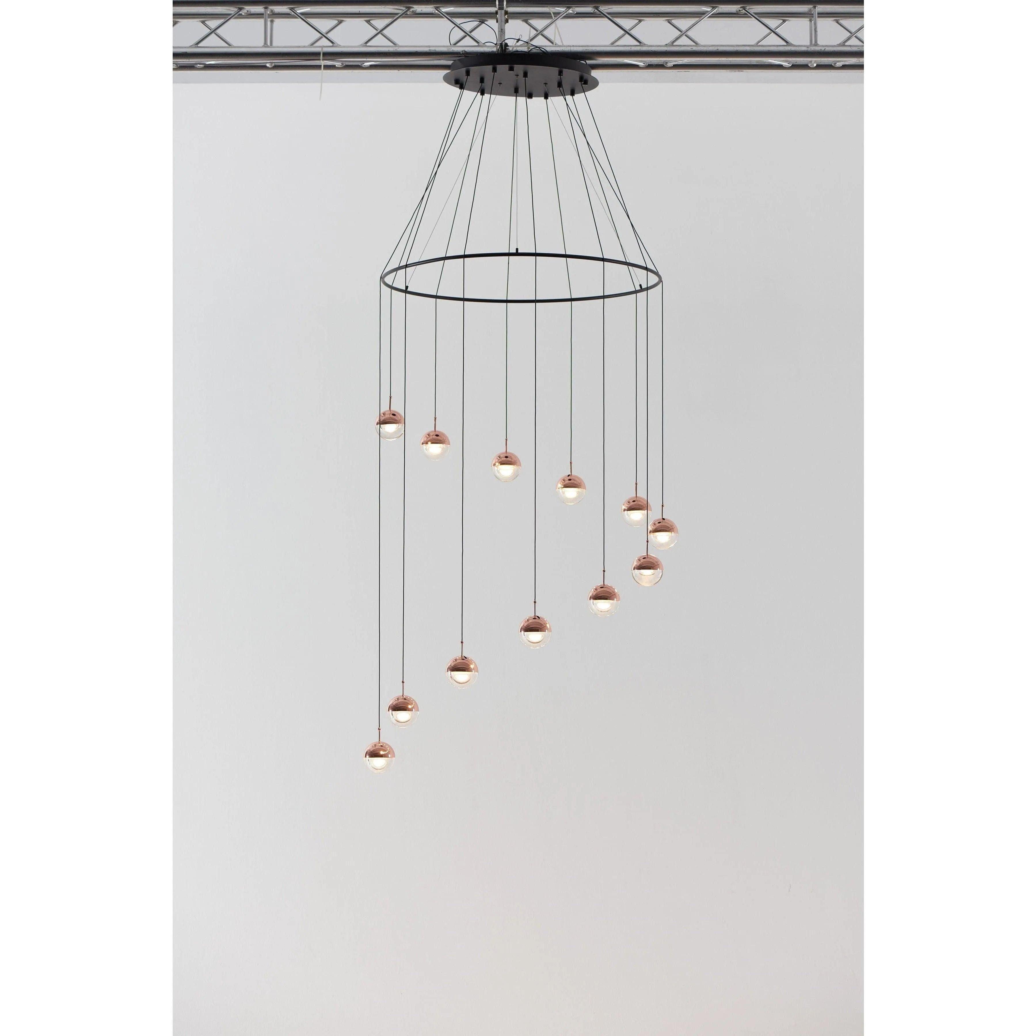 Seed Design - Dora Pendant Light 12 With Ring - SLD-1010PC12-CPR - Canada Light Shop
