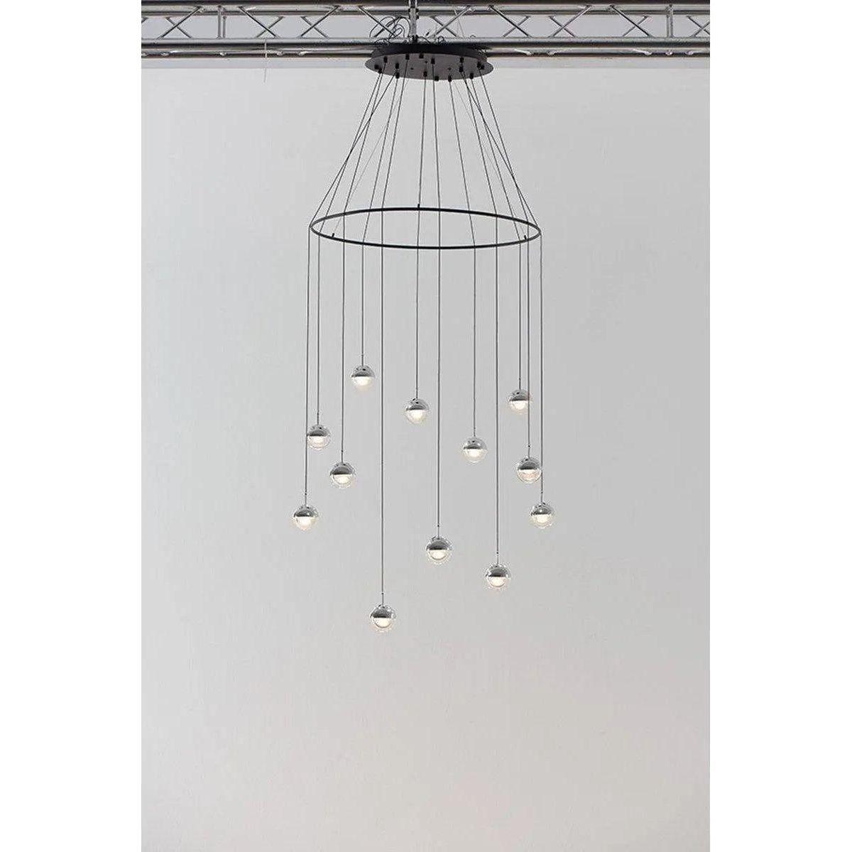 Seed Design - Dora Pendant Light 12 With Ring - SLD-1010PC12-CRM - Canada Light Shop