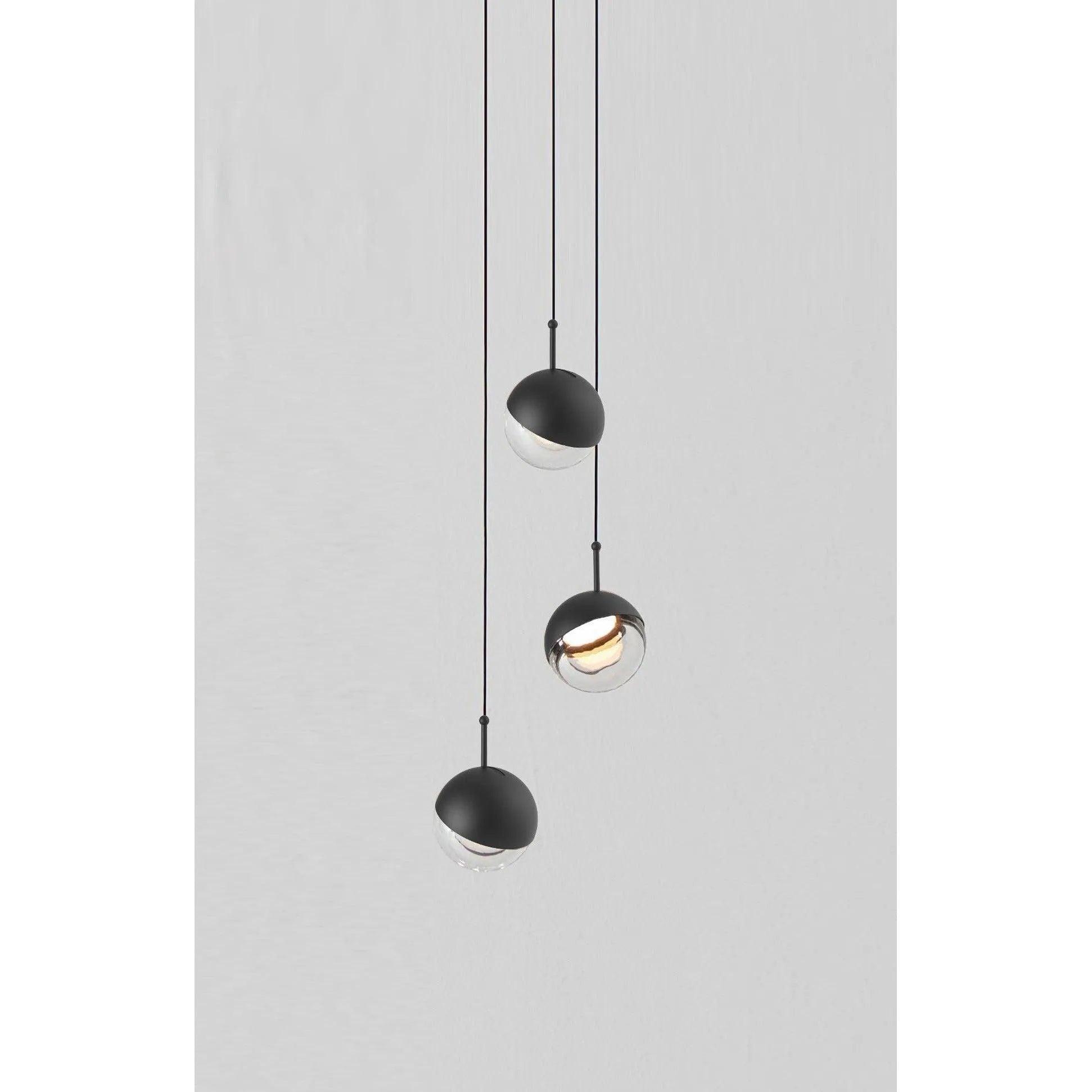 Seed Design - Dora Pendant Light 3 - SLD-1010P3-BK - Canada Light Shop