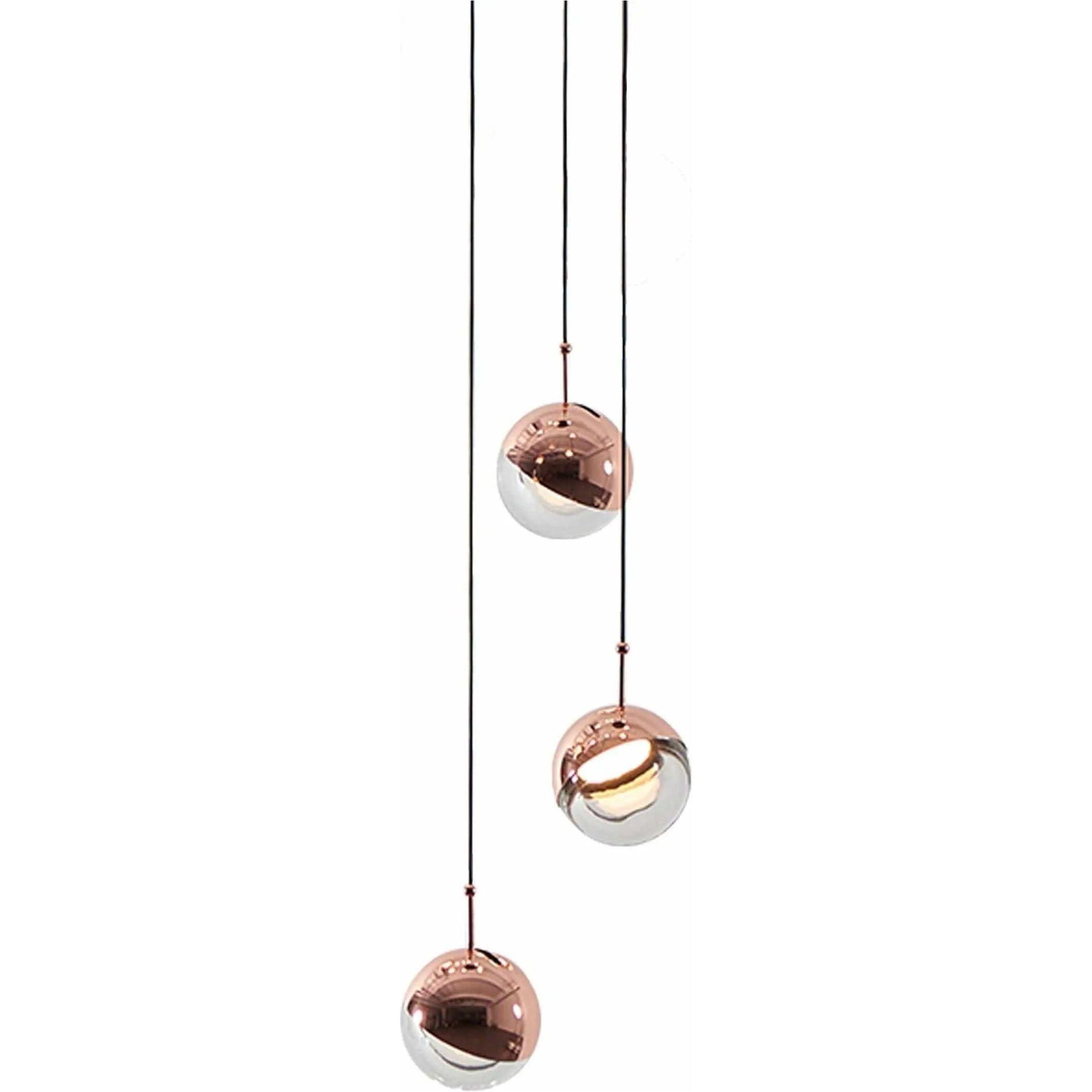 Seed Design - Dora Pendant Light 3 - SLD-1010P3-CPR - Canada Light Shop