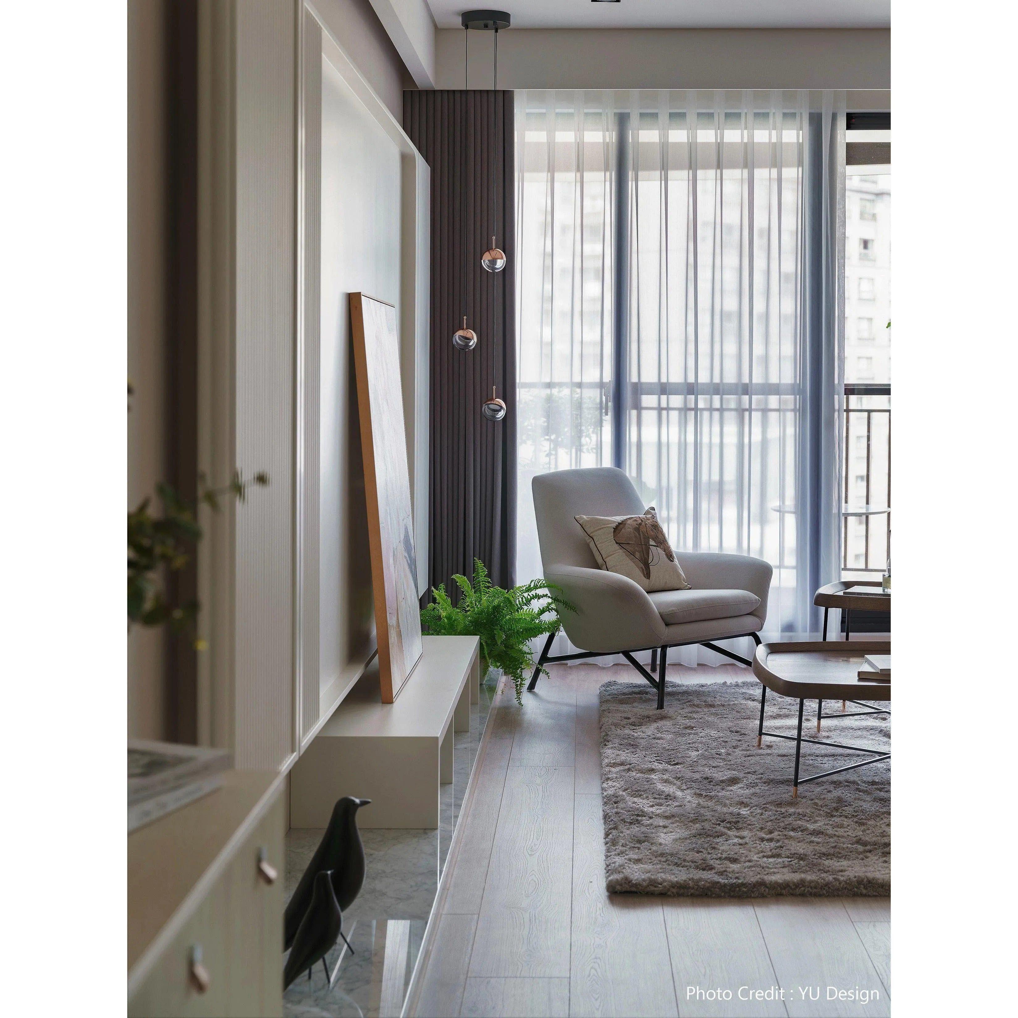 Seed Design - Dora Pendant Light 3 - SLD-1010P3-CPR - Canada Light Shop