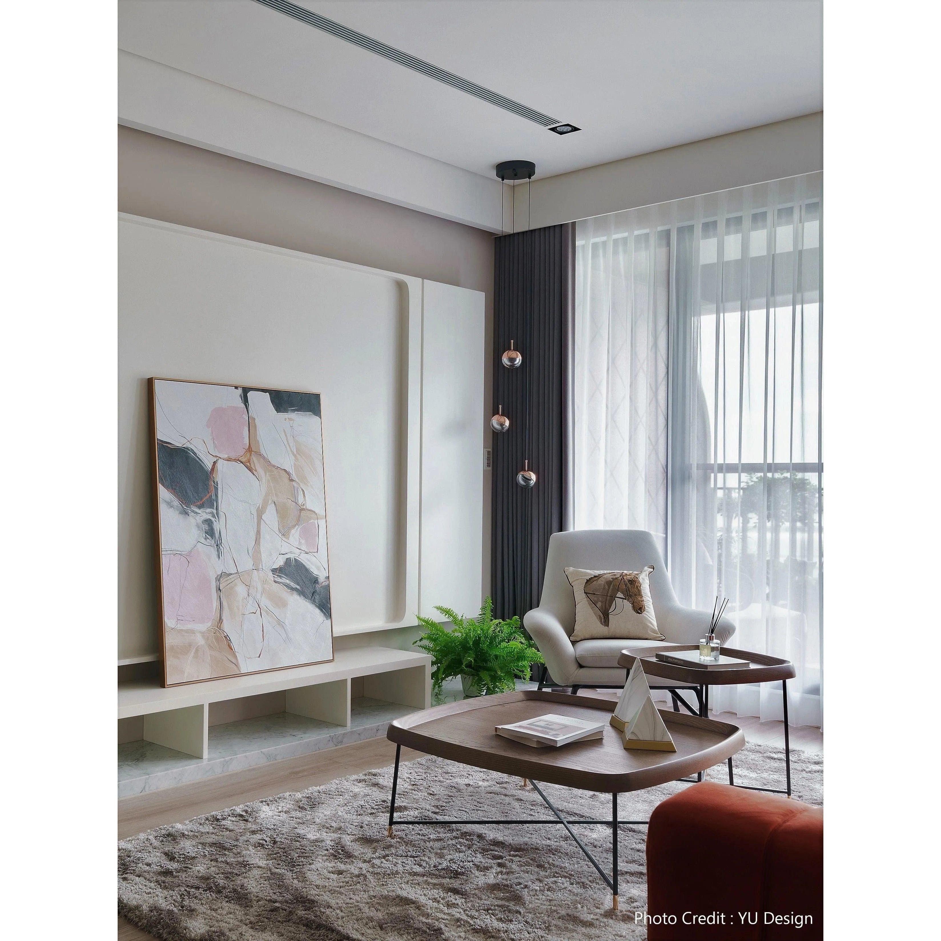 Seed Design - Dora Pendant Light 3 - SLD-1010P3-CPR - Canada Light Shop