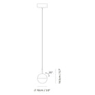 Seed Design - Dora Pendant Light - SLD-1010P-CPR - Canada Light Shop