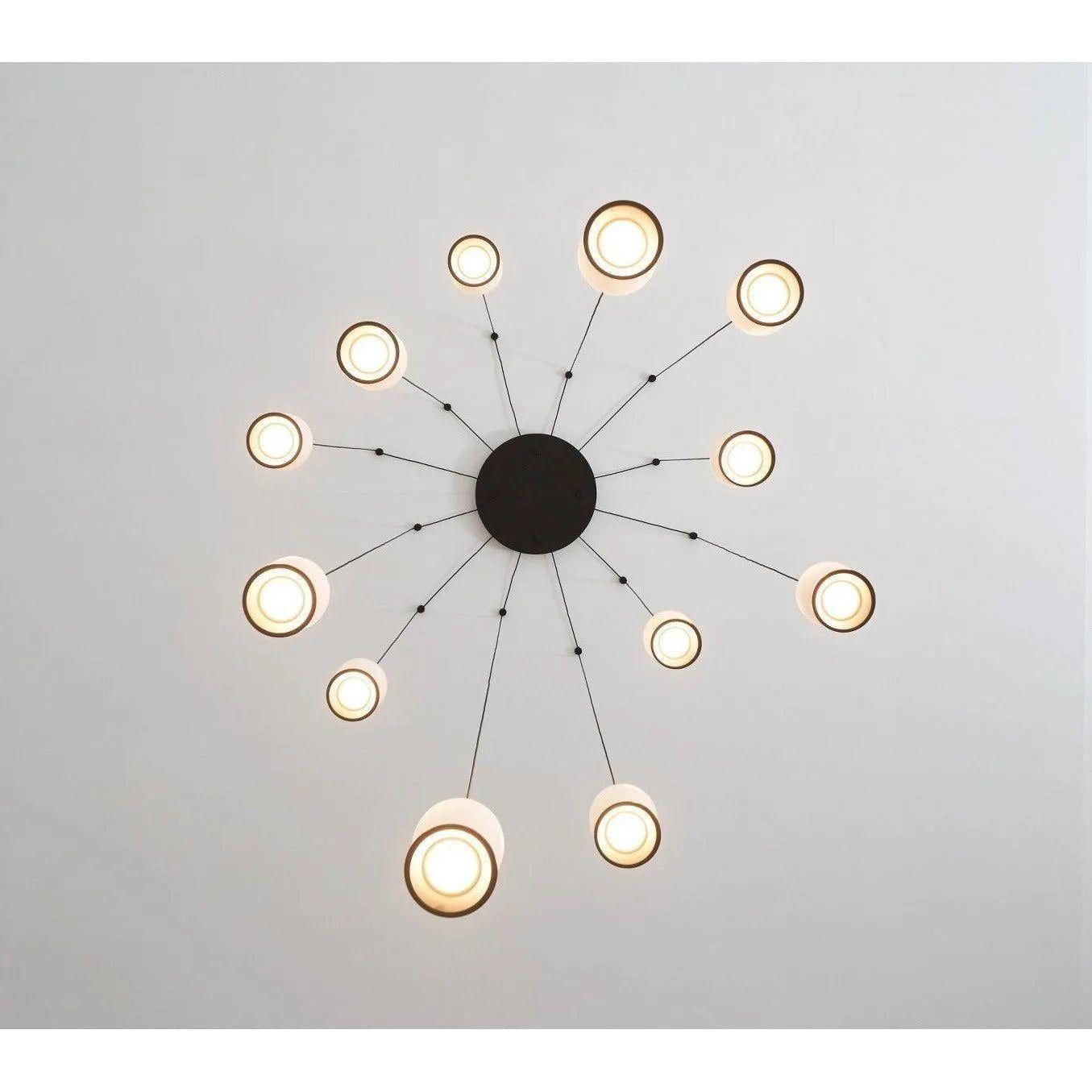 Seed Design - Fuji Pendant Light 12 - SLD-1011PF12-BK - Canada Light Shop