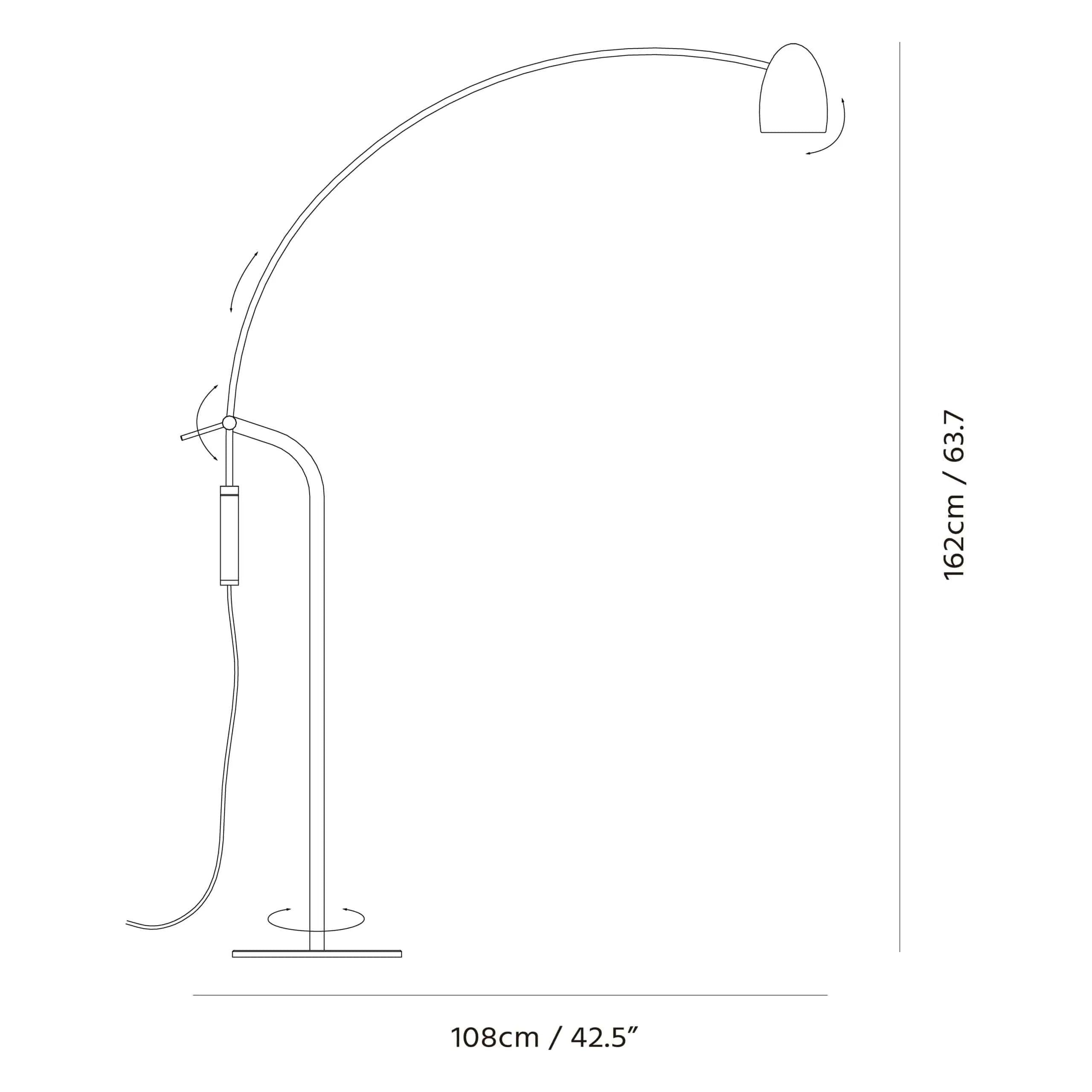 Seed Design - Hercules Floor Lamp - SLD-791FTE-CPR - Canada Light Shop