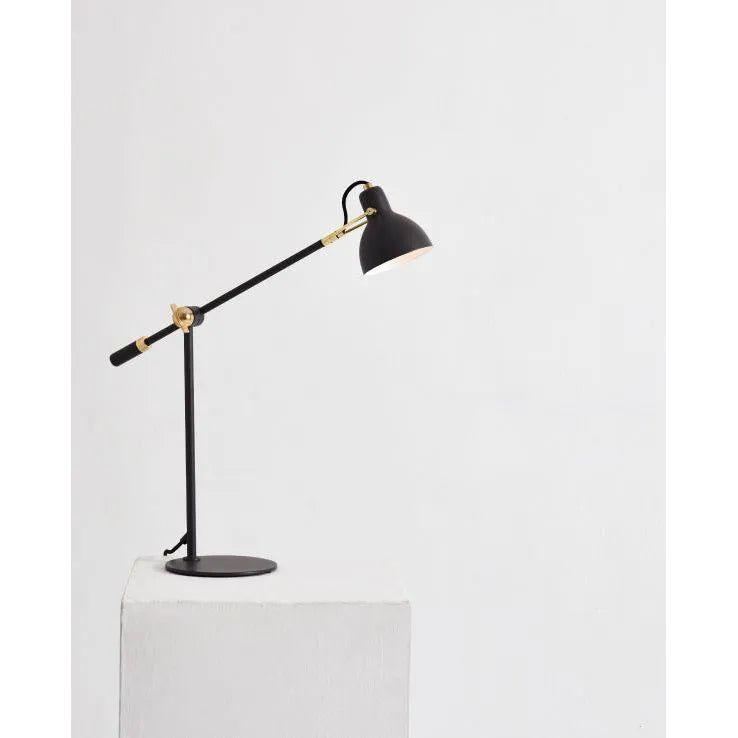 Seed Design - Laito Gentle Table Lamp - SQ-793MDR-BLK - Canada Light Shop