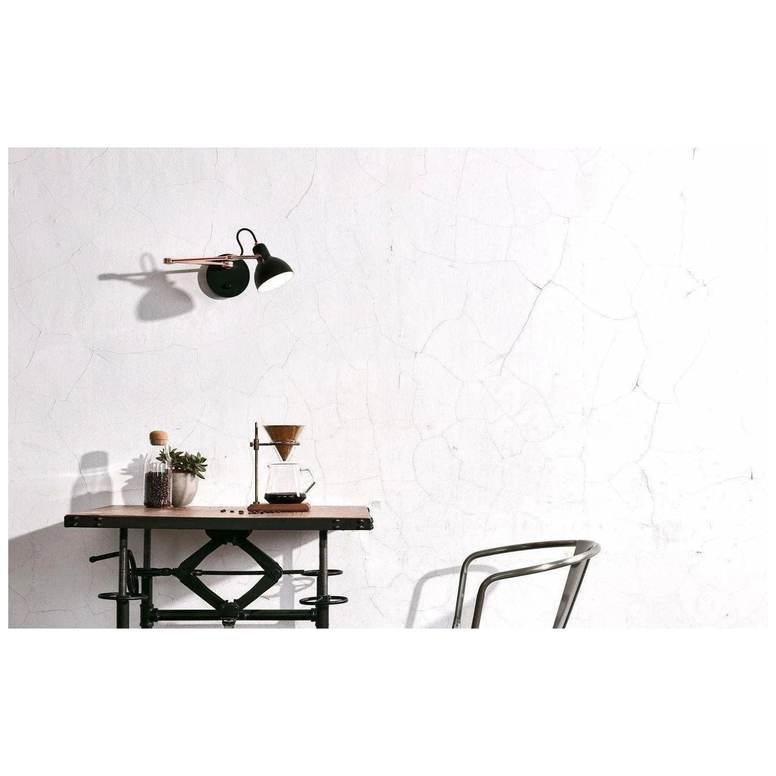 Seed Design - Laito mini Wall Lamp Large - SQ-793MWA-BK - Canada Light Shop