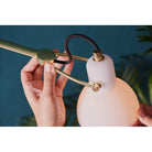 Seed Design - Laito opal Wall Lamp Large - SQ-793WA-GLS - Canada Light Shop