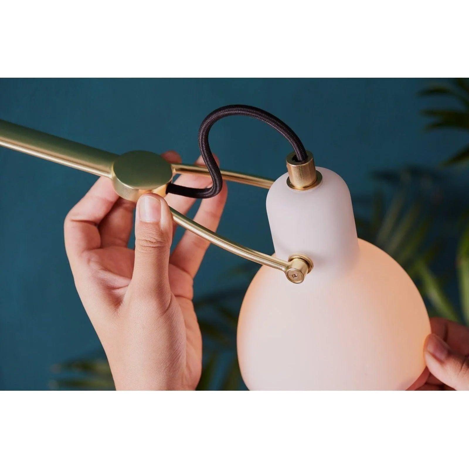 Seed Design - Laito opal Wall Lamp Large - SQ-793WA-GLS - Canada Light Shop