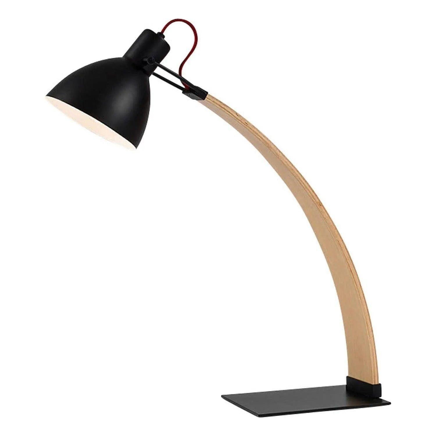 Seed Design - Laito Wood Table Lamp - SQ-893DWR-BK - Canada Light Shop