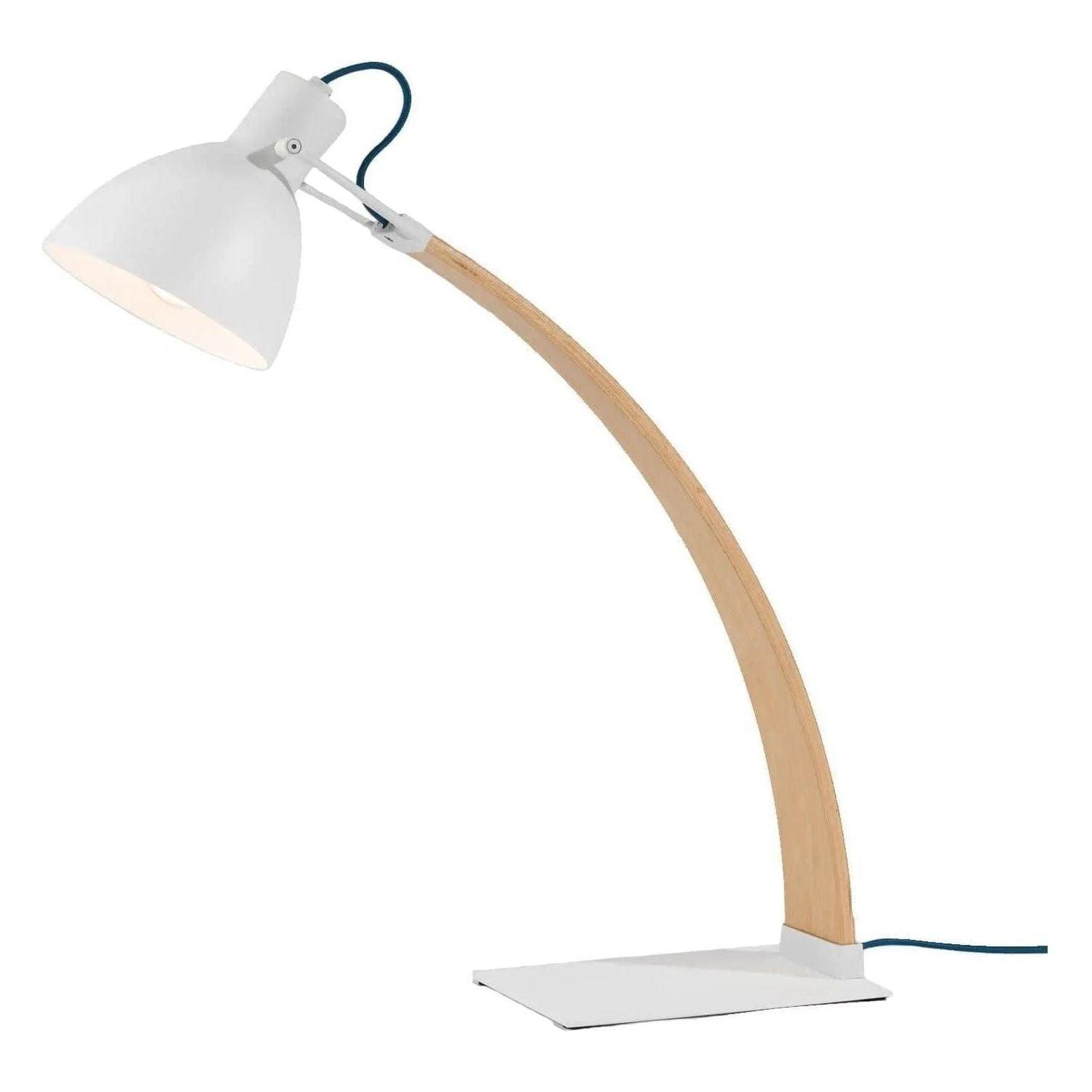 Seed Design - Laito Wood Table Lamp - SQ-893DWR-WH - Canada Light Shop