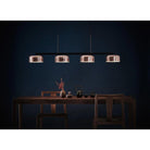 Seed Design - Lalu+ Pendant Light - SQ-250MCTR4-CPR - Canada Light Shop