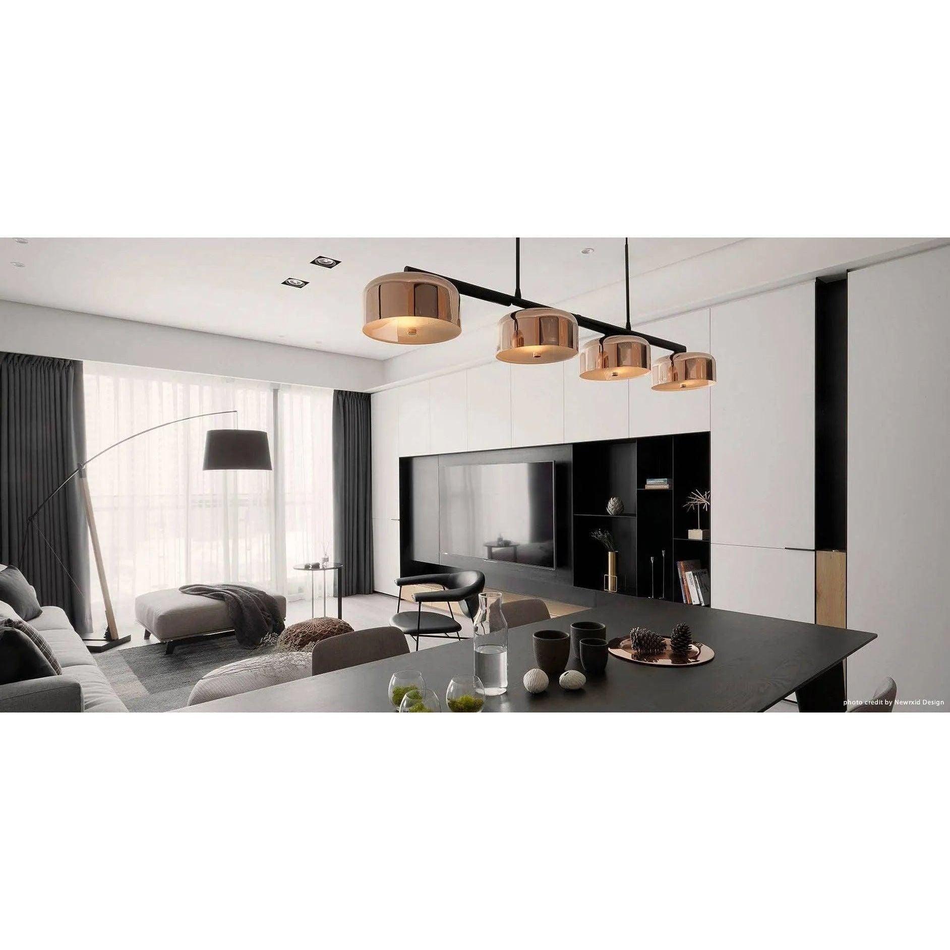 Seed Design - Lalu+ Pendant Light - SQ-250MCTR4-CPR - Canada Light Shop