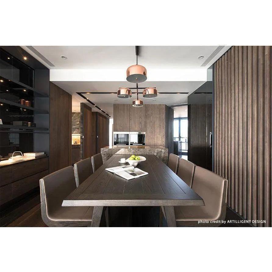 Seed Design - Lalu+ Pendant Light - SQ-250MCTR4-CPR - Canada Light Shop