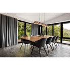 Seed Design - Lalu+ Pendant Light - SQ-250MCTR4-CPR - Canada Light Shop