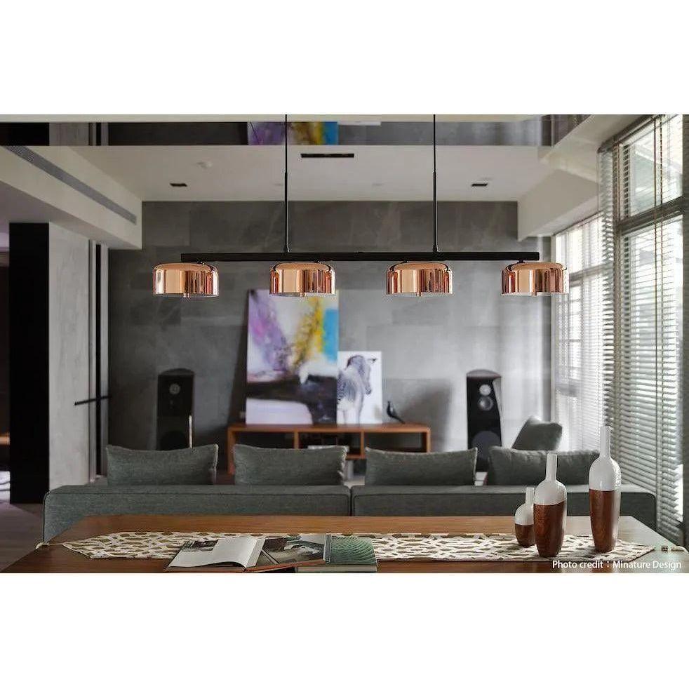 Seed Design - Lalu+ Pendant Light - SQ-250MCTR4-CPR - Canada Light Shop