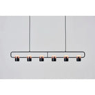 Seed Design - Ling Pendant Light 6 - SLD-80PF6-BK - Canada Light Shop