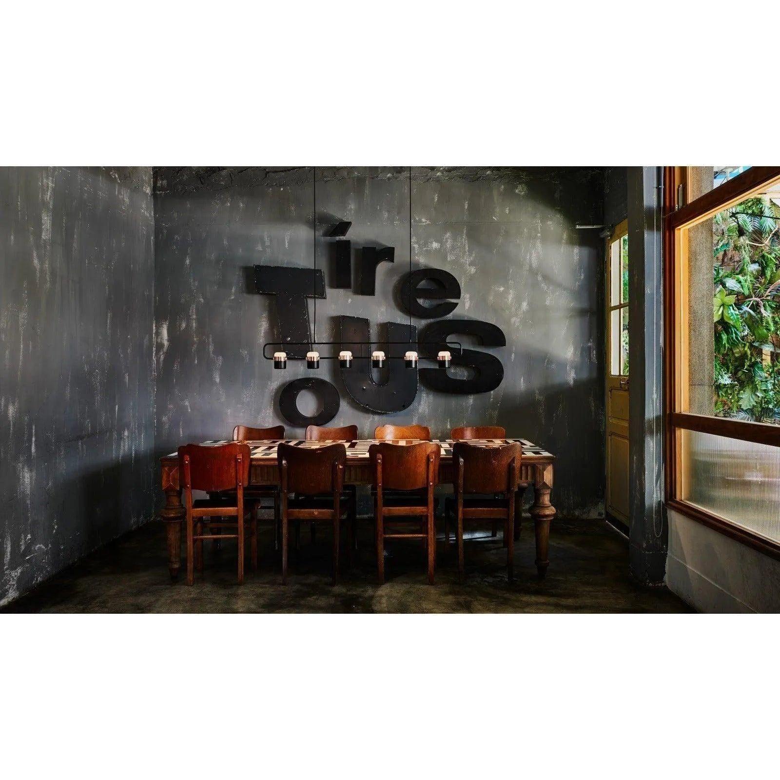 Seed Design - Ling Pendant Light 6 - SLD-80PF6-BK - Canada Light Shop